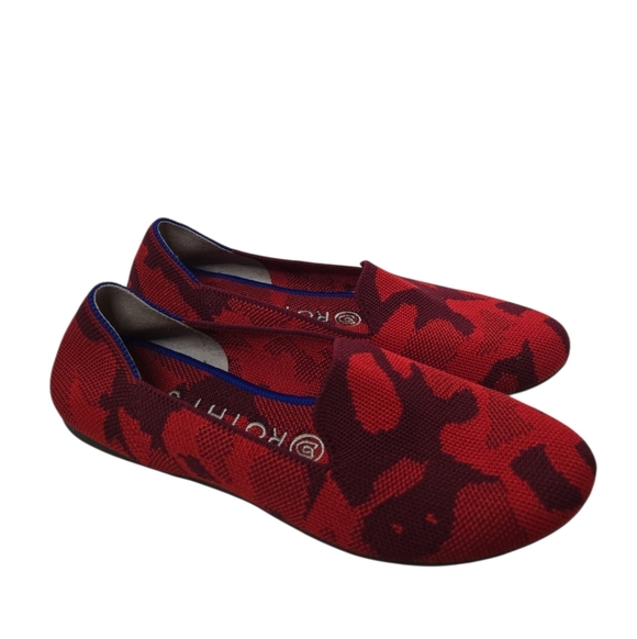 Rothy's Red Loafers, Red Camo, Size 6.5 - Picture 4 of 6